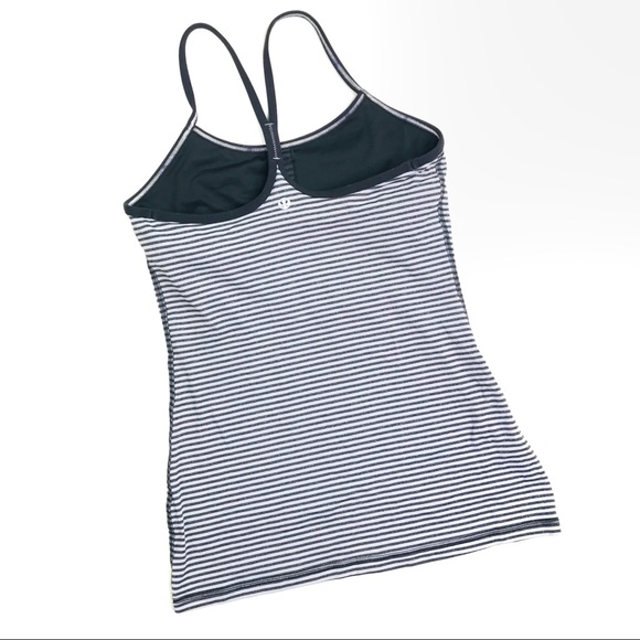 lululemon athletica Tops - lululemom Power Y Tank Top Striped Size 6